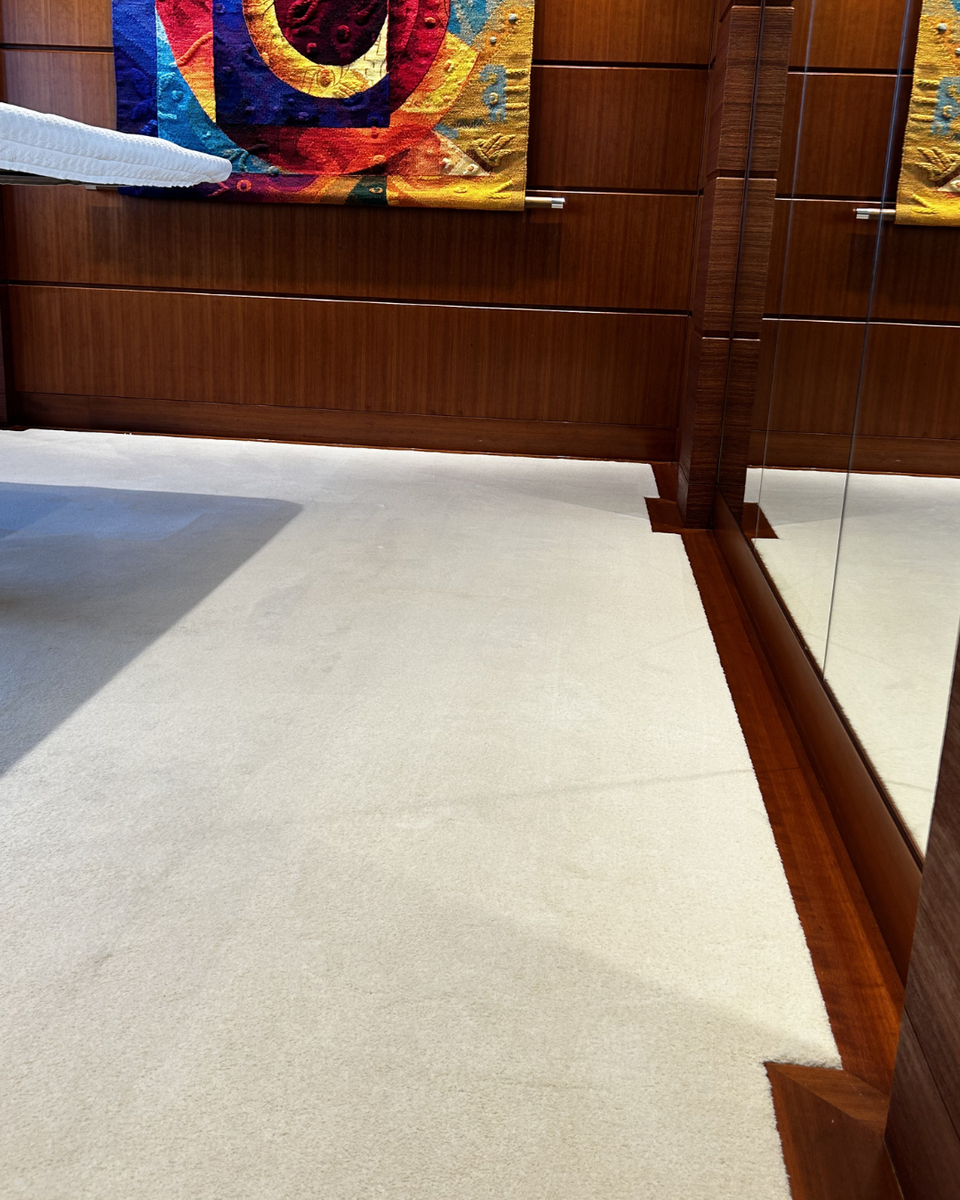 Pulizia professionale moquette ufficio